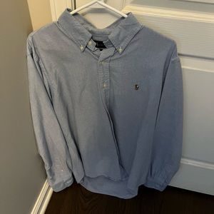 Mens button down shirt. Polo Ralph Lauren. Large.